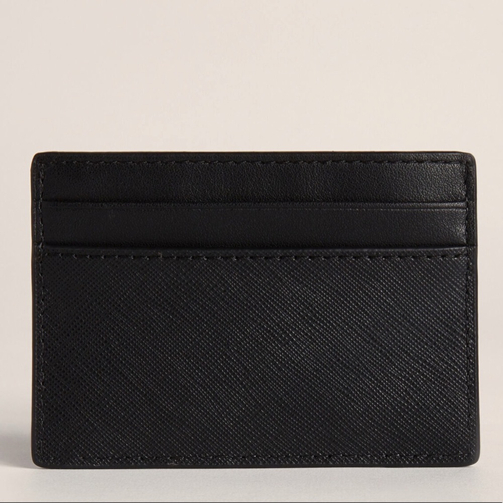 Michael Kors Andy Saffiano Card Case in Navy - Picture 2 of 3